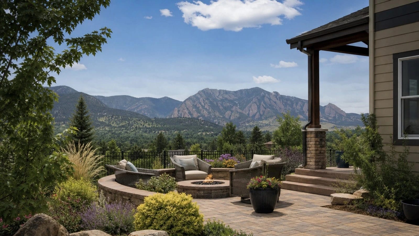 Outdoor living and hardscape in Denver, Colorado