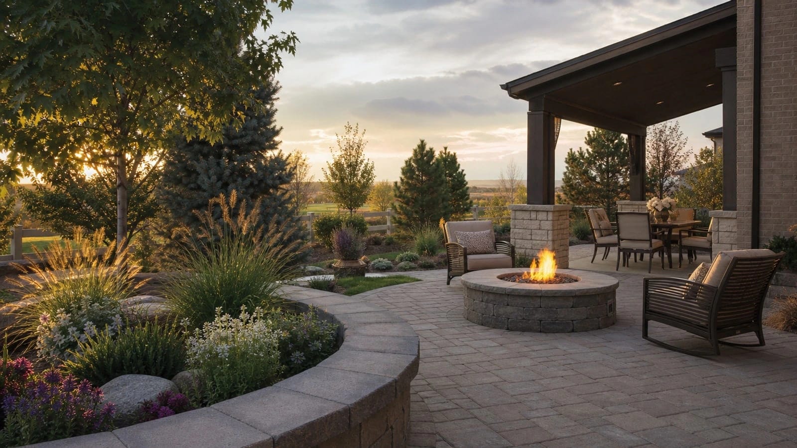 Outdoor living and hardscape in Longmont, Colorado